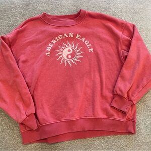 American Eagle Outfitters Coral Sweatshirt